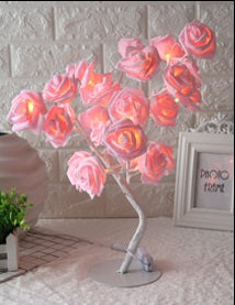 LED  Rose Small Tree Lamp