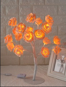 LED  Rose Small Tree Lamp