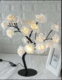 LED  Rose Small Tree Lamp