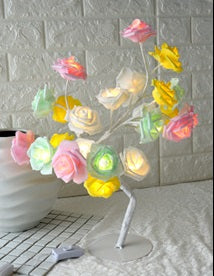 LED  Rose Small Tree Lamp