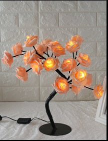 LED  Rose Small Tree Lamp