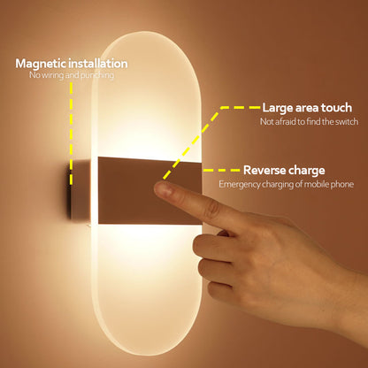 USB Indoor Rechargeable Wall Lights