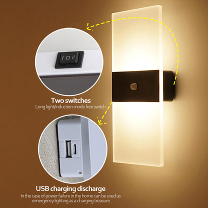 USB Indoor Rechargeable Wall Lights