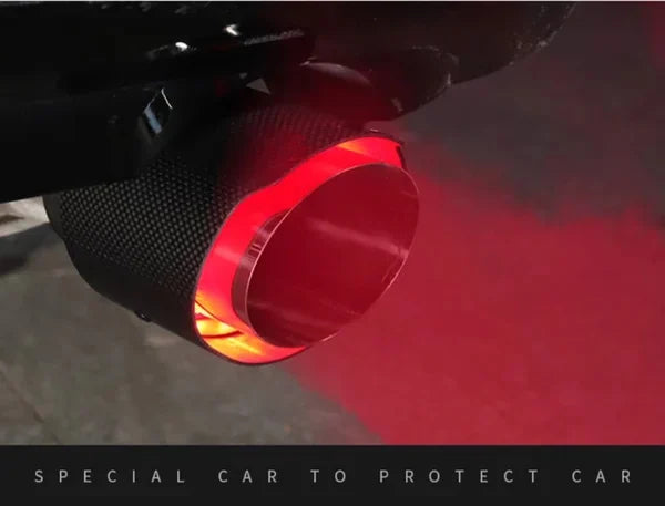 Fire-breathing illuminated Exhaust Pipe