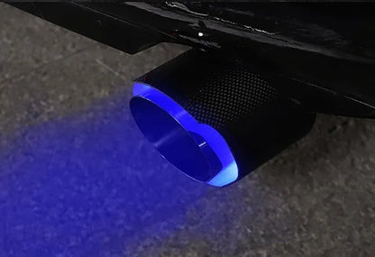 Fire-breathing illuminated Exhaust Pipe